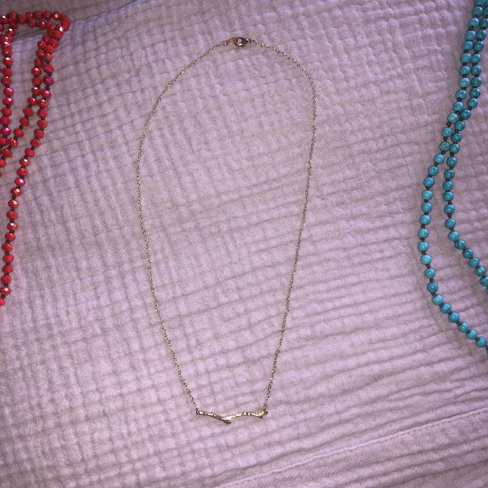Tree branch necklace